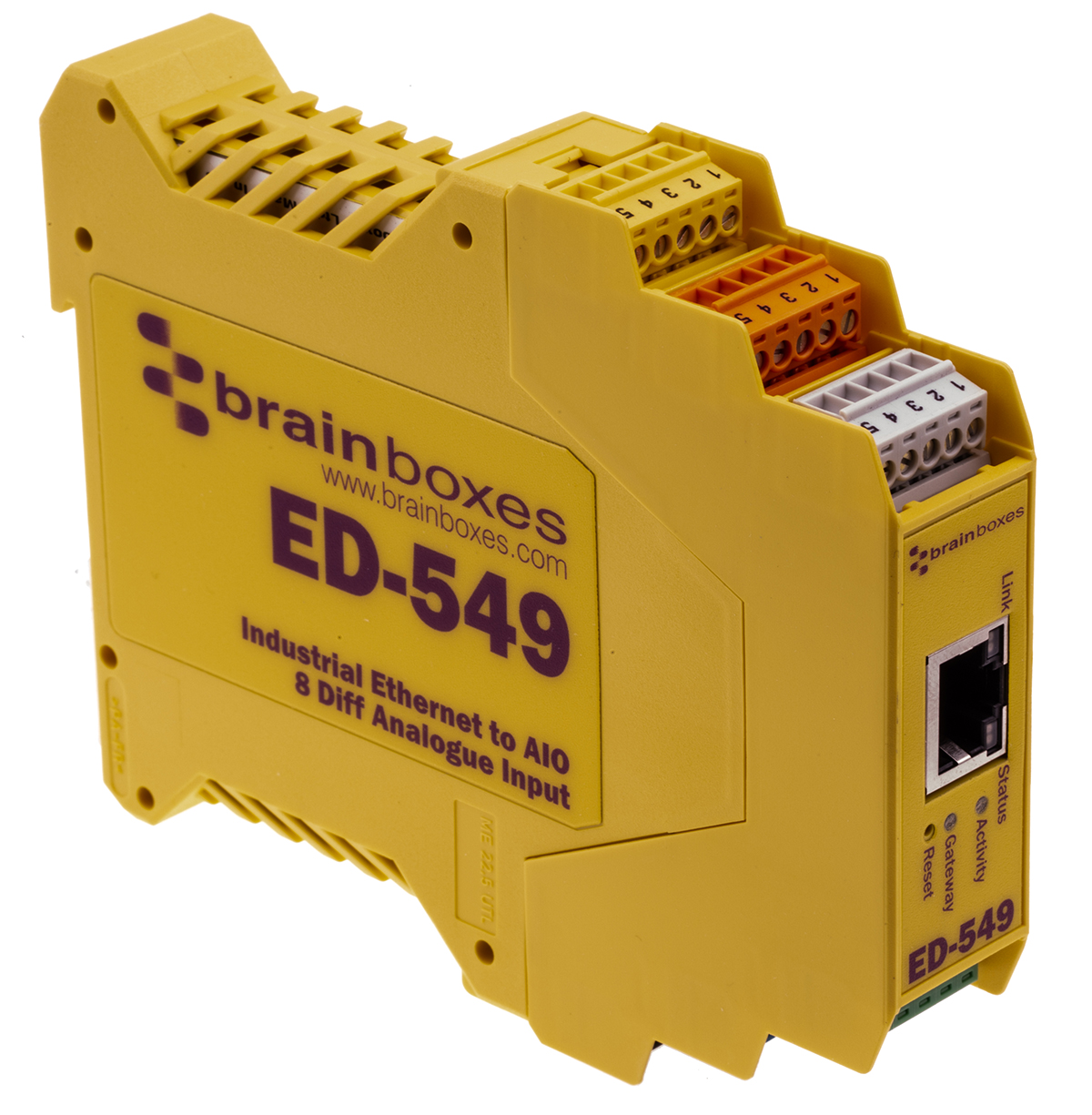 Brainboxes ED Series DIN Rail Ethernet Switch, 1, 5/30 V