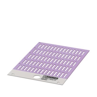 Phoenix Contact US-WMT Cable Binder Cable Marker, Violet, Pre-printed "Unlabeled", 0.6 → 22mm Cable, for