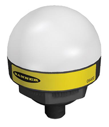 k50lgrynq Banner K50L Series Yellow, Red, Green Steady, Flashing Beacon 3V dc, LED Bulb Base, IP69K, IP67