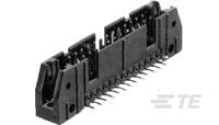 TE Connectivity AMP-LATCH Series Right Angle Board PCB Header, 20 Contact(s), 2.54 mm Pitch, 2 Row, Shrouded
