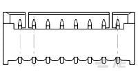 TE Connectivity AMP HPI Series Right Angle Board PCB Header, 13 Contact(s), 1.25 mm Pitch, 1 Row, Shrouded