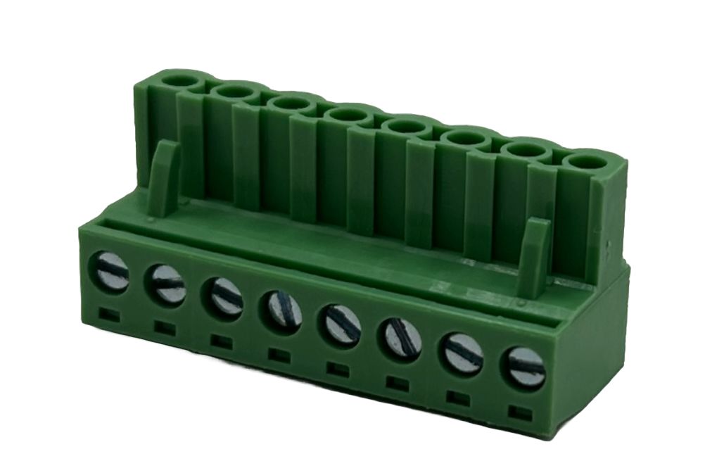 hrfe-08005v Conex-It, 5.08mm Pitch, HRFE, 8 Way, Right Angle, Pluggable Terminal Block, Plug, Cable Mount, Screw Termination,