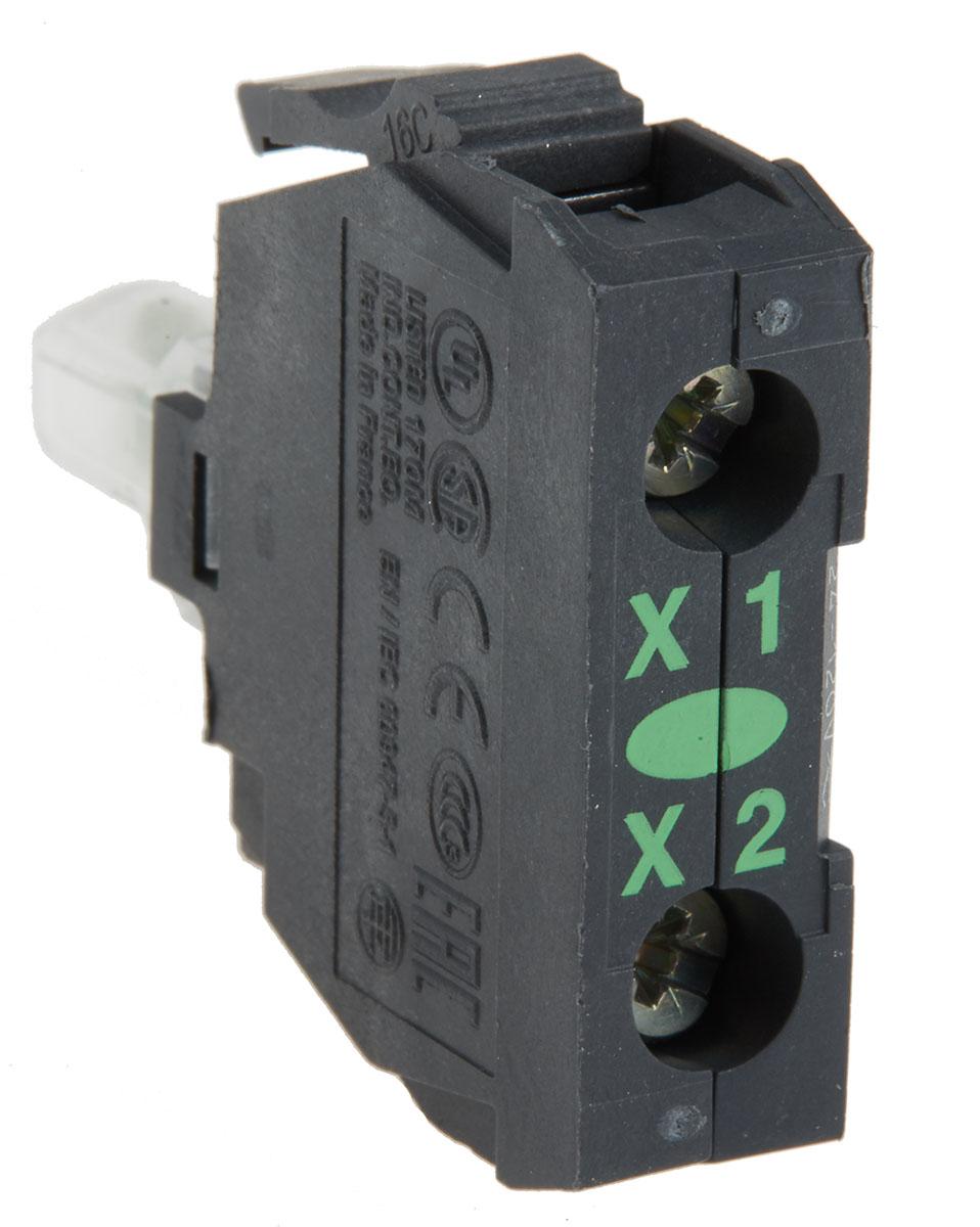 Schneider Electric Harmony XB Light Block LED Green 24 → 120 V Screw terminal