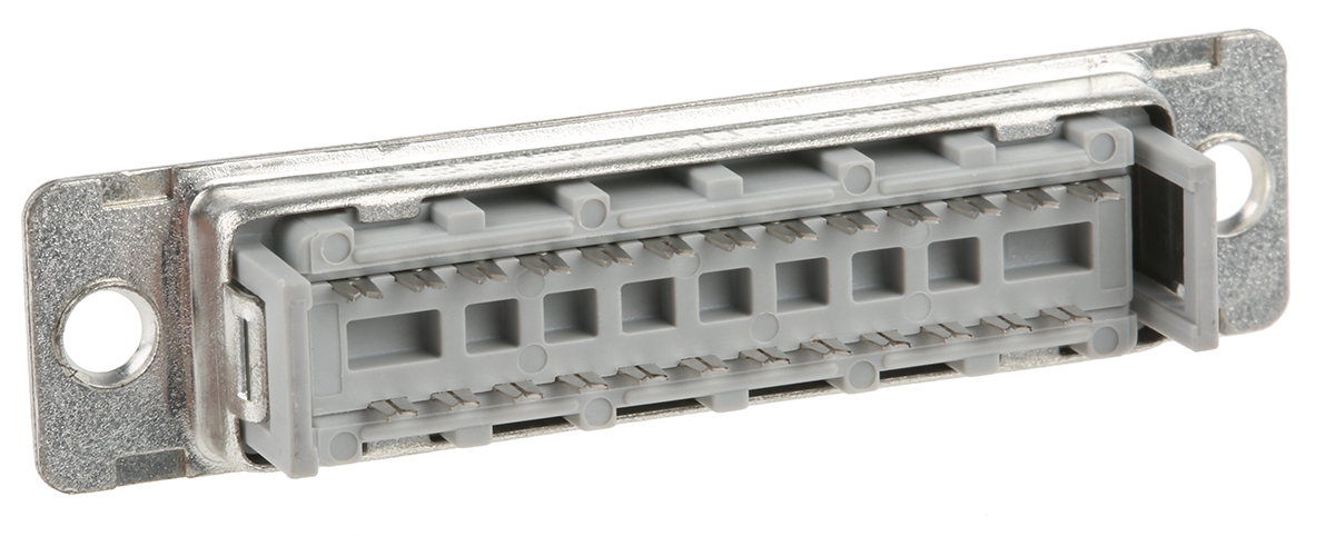 8325-6009 3M 8300 25 Way Right Angle Cable Mount D-sub Connector Socket, 2.74mm Pitch