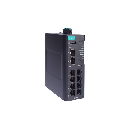 MOXA EDR-8010-2GSFP-CT EDR-8010-2GSFP-CT, 10 Port Removable Terminal Block