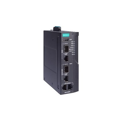 MOXA EDR-G9004-VPN-2MGTXSFP-CT EDR-G9004-VPN-2MGTXSFP-CT, 4 Port Removable Terminal Block