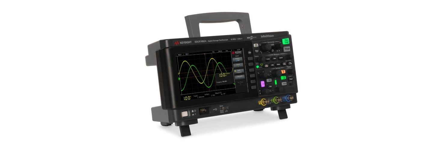 edux1052a Keysight Technologies InfiniiVision 1000 X Series, 50 MHz Bench Oscilloscope 2-Channel - RSCAL