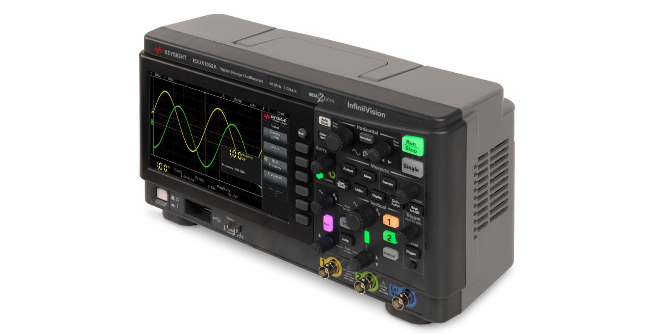 edux1052a Keysight Technologies InfiniiVision 1000 X Series, 50 MHz Bench Oscilloscope 2-Channel - RSCAL