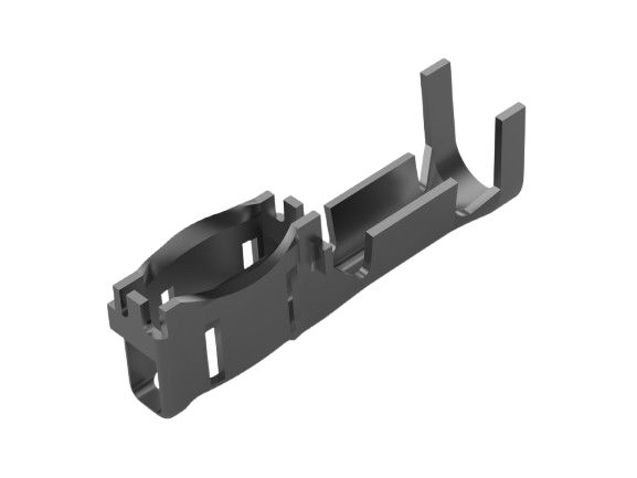 TE Connectivity 316292 Uninsulated Crimp Ring Terminal, 18AWG to 13AWG, Grey