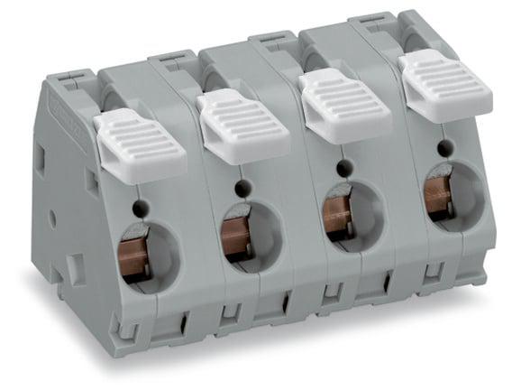 WAGO 2716 Series PCB Terminal, 2-Contact, 15mm Pitch, Through Hole Mount, 1-Row, Cage Clamp Termination