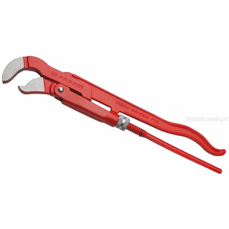 Facom 121A.1P1/2 Pipe Wrench, 450 mm Overall