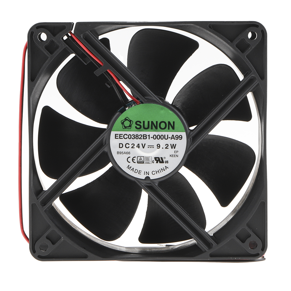 Sunon EE Series Axial Fan, 24V dc, 234.6 m³/h, 9.2 W, 383 mA Max 120 mm 120mm 38 mm