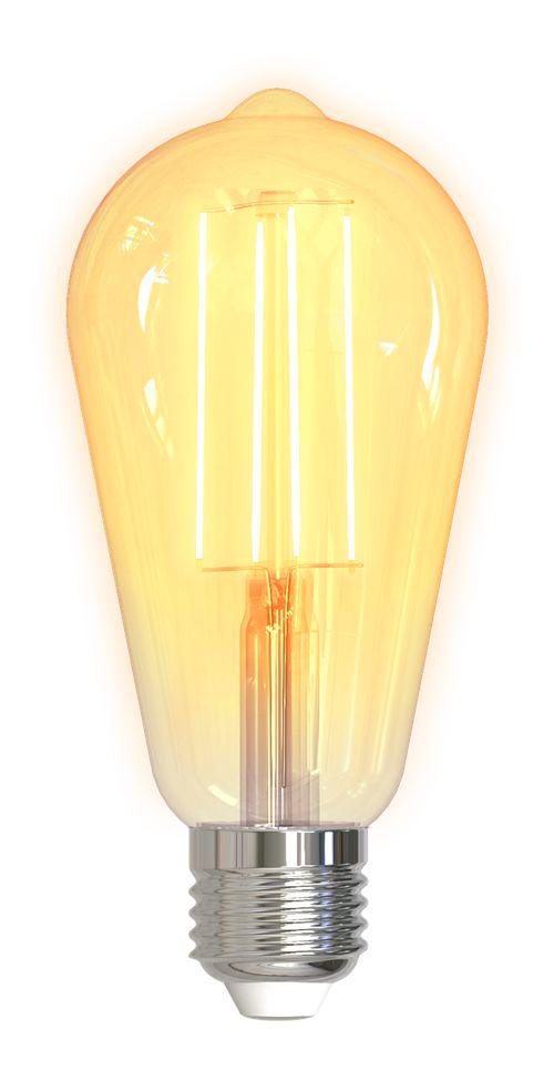 Deltaco 5.5 W E27 Smart Filament LED Smart Bulb, White