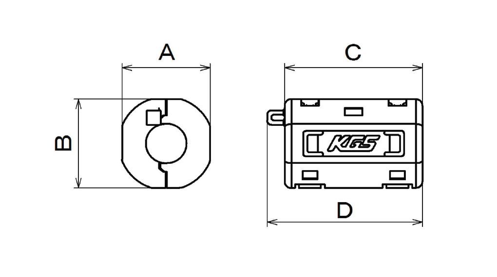 mrfc-20 KITAGAWA INDUSTRIES Ferrite Sleeve