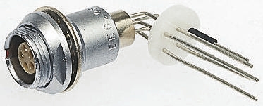 LEMO Circular Connector, 2 Contacts, Panel Mount, 12 mm Connector, Socket, Female, IP50, 0B Series