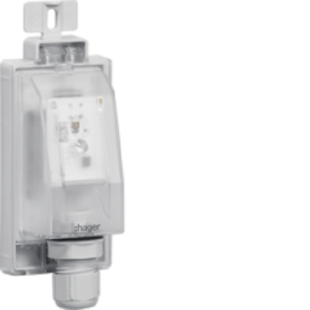 Hager ÉLECTRONIQUE Lighting Controller Sensor Switch, Twilight, Surface Mount, 48 mm Diameter