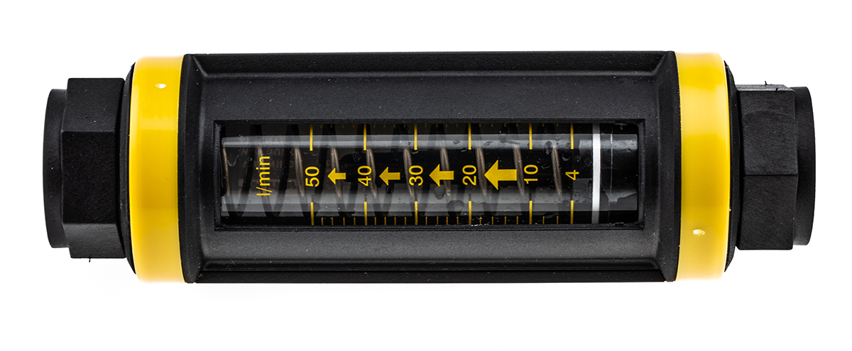 ef7731112291 Parker UCC Easiflow Series Flow Meter 4L/min to 50L/min, Female, 1 in, BSP Parallel