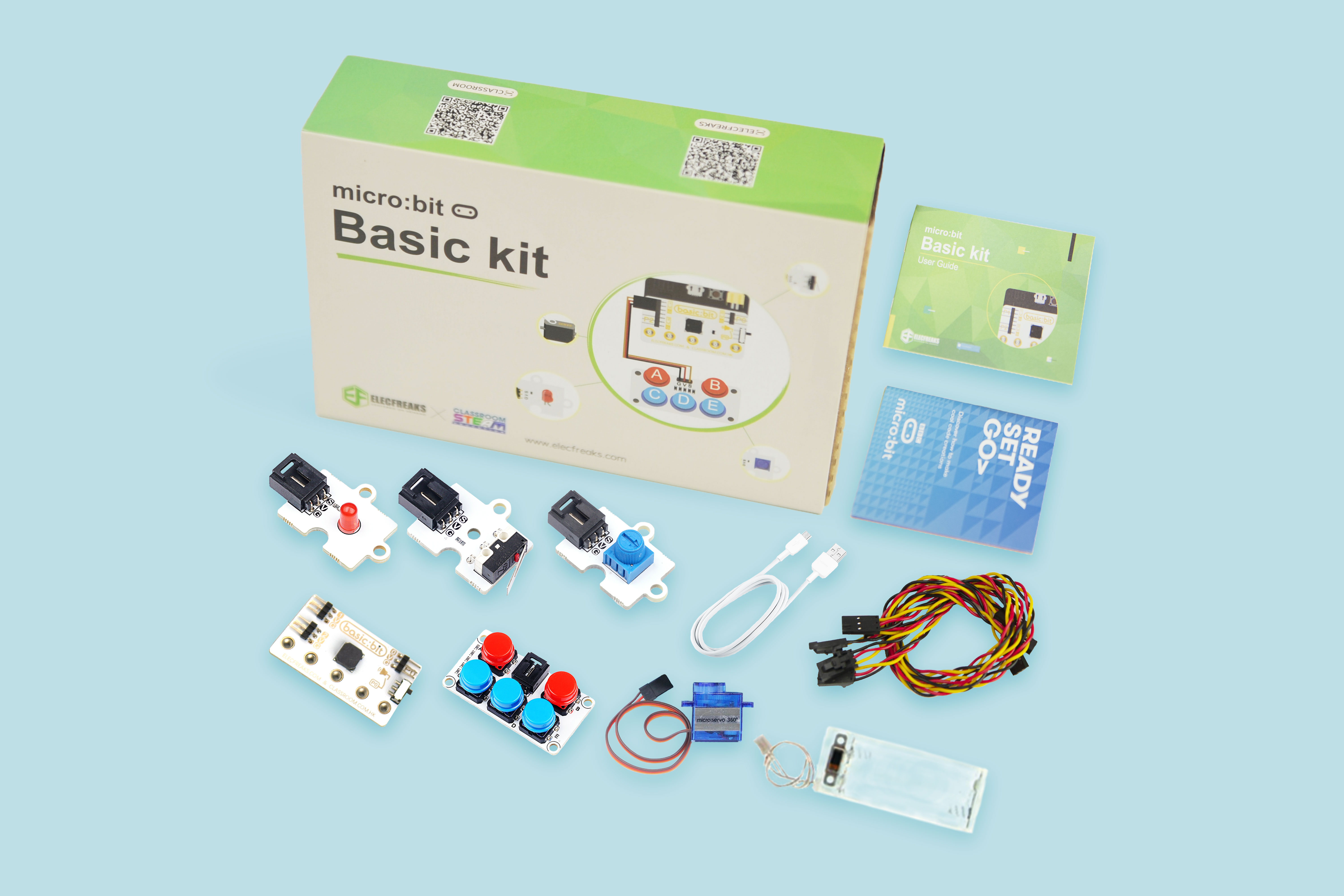 ef08189 Elecfreaks EF08189 BBC Micro:bit Add-on Elecfreaks Beginner Basic Kit for Micro:bit