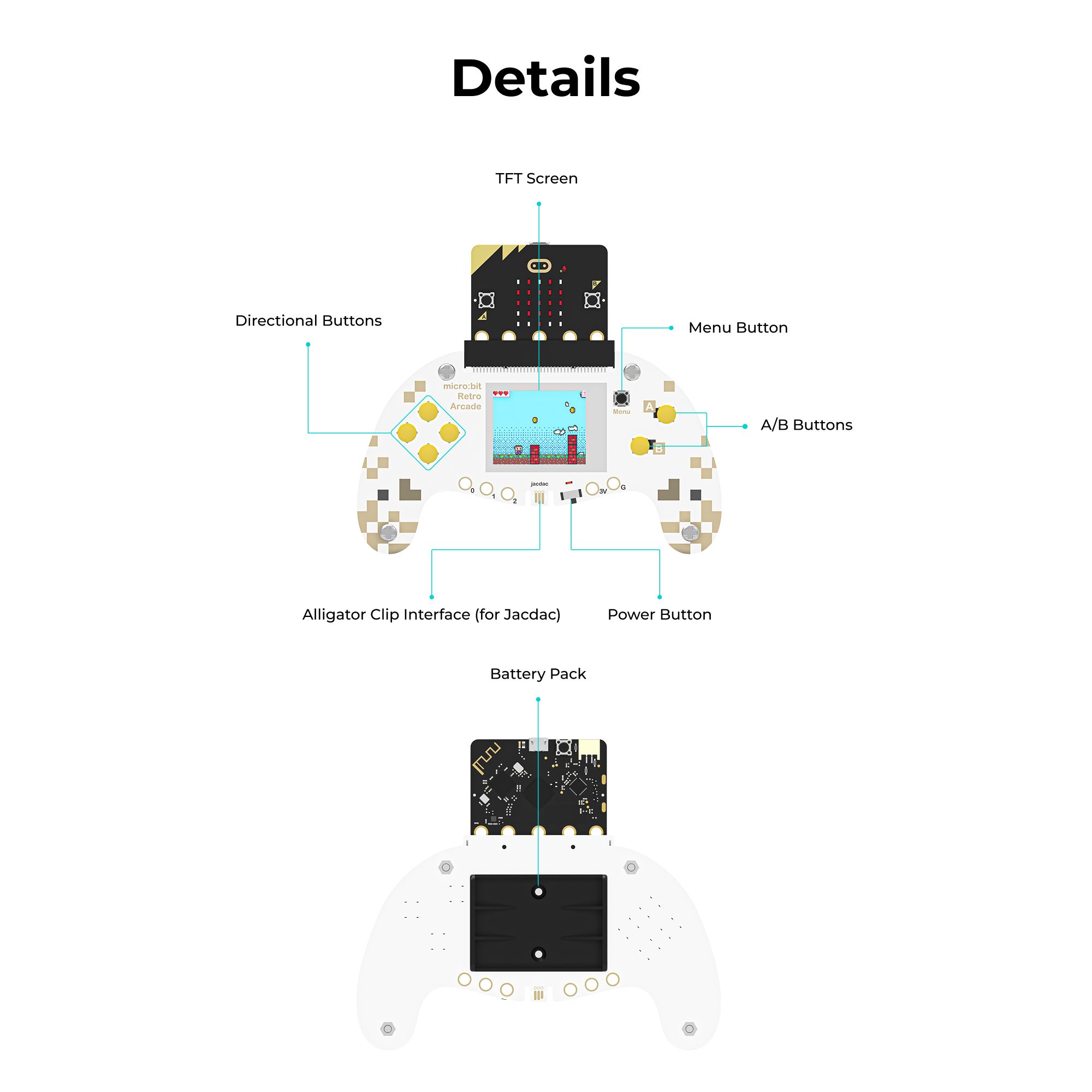 ef08282 Elecfreaks EF08282 Education Starter Kit ARCADE for MakeCode Arcade, Kit