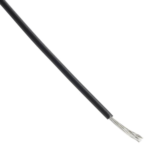 6715-bk005 Alpha Wire Ecogen Ecowire Series Black 0.75 mm² Hook Up Wire, 18 AWG, 16, 30 m, Modified Polyphenylene Ether, 6715 BK005
