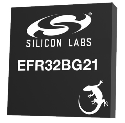 Silicon Labs EFR32BG21A020F1024IM32-B ARM Cortex M33 System-On-Chip 32-Pin QFN