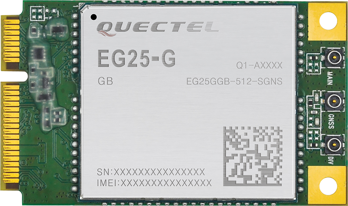 Quectel EG25GGB-MINIPCIE RF Module 1900 MHz 4.3 V