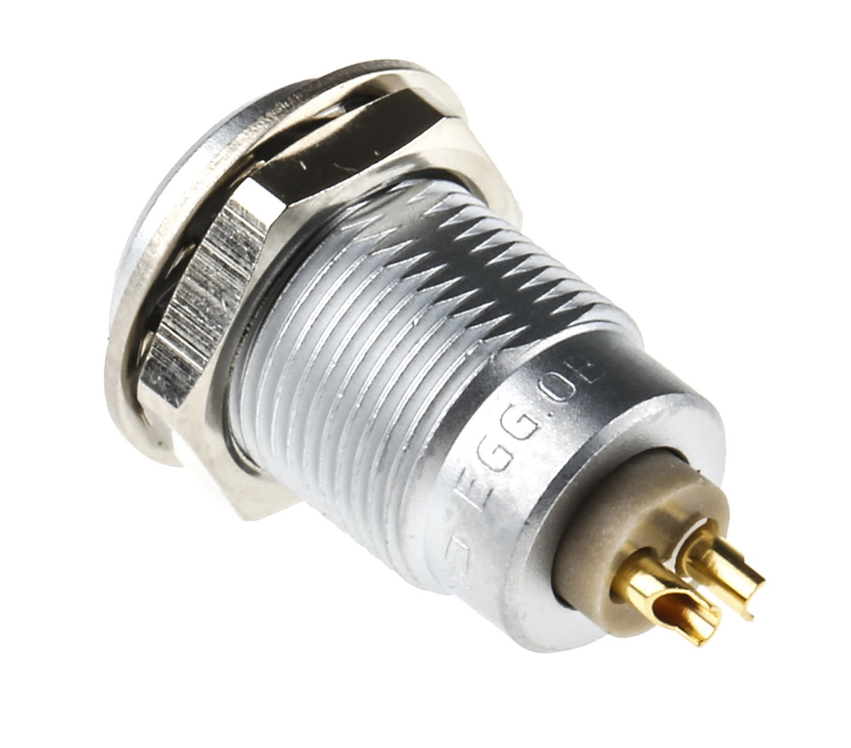 egg0b302cll LEMO Circular Connector, 2 Contacts, Panel Mount, 10 mm Connector, Socket, Female, IP50, 0B Series