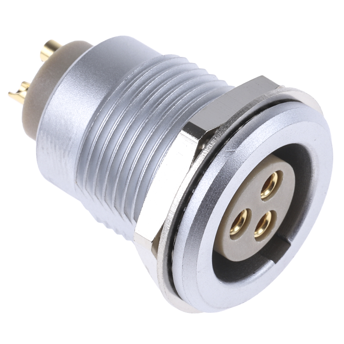 LEMO Circular Connector, 3 Contacts, Panel Mount, 18 mm Connector, Socket, Female, IP50, 2B Series