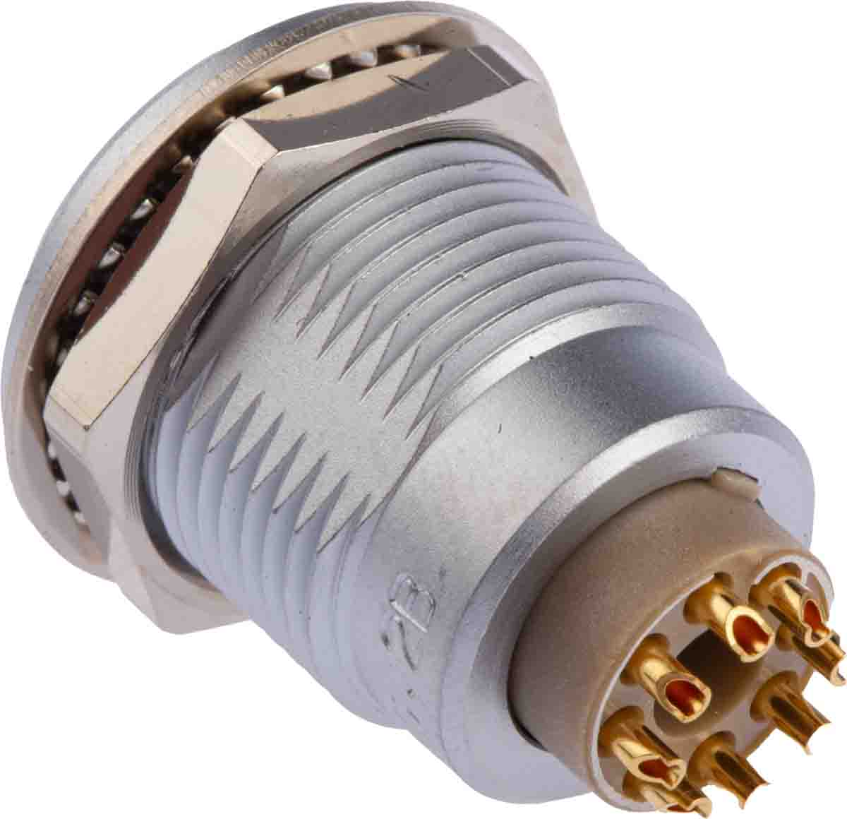 egg2b308cll LEMO Circular Connector, 8 Contacts, Panel Mount, 18 mm Connector, Socket, Female, IP50, 2B Series