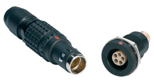 LEMO Circular Connector, 19 Contacts, Panel Mount, M15 Connector, Socket, Male, IP66, IP68, 319 Series