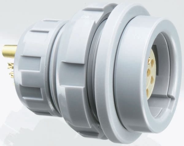LEMO Circular Connector, 11 Contacts, Panel Mount, M20 Connector, Plug, Female, IP50, Redel P Series