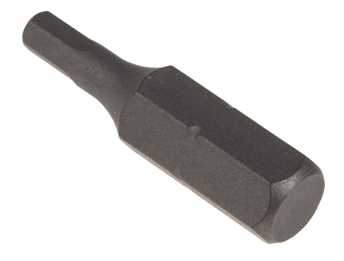 eh103 Facom Hex Screwdriver Bit, 3 mm Tip, Hex Drive, 25 mm Overall 1-Piece