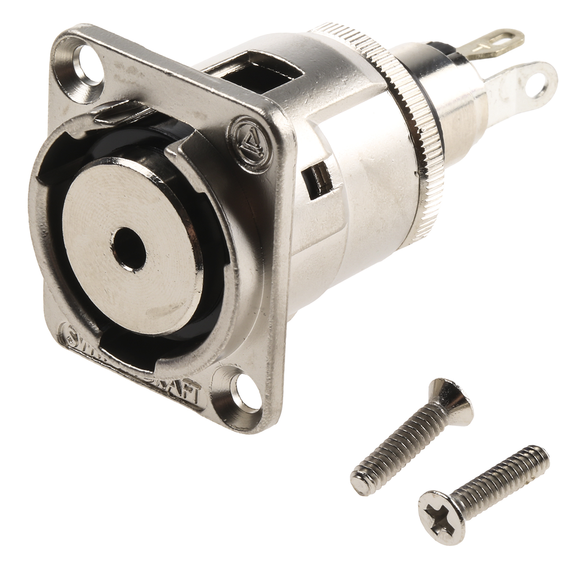 Switchcraft Jack Connector 3.5 mm Panel Mount Female 1 Mono Solder