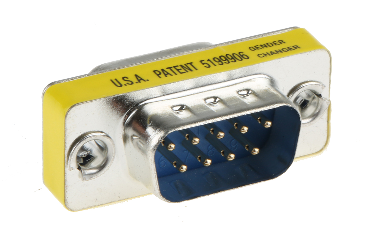 ehdb9mf Switchcraft D-Sub Adapter 9-Way D-Sub to Male Male 9-Way D-Sub Female Female