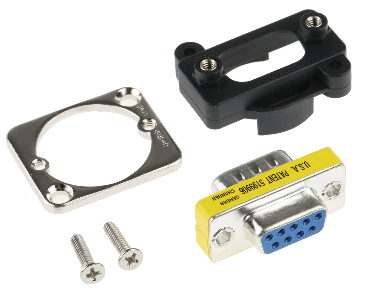 ehdb9mf Switchcraft D-Sub Adapter 9-Way D-Sub to Male Male 9-Way D-Sub Female Female