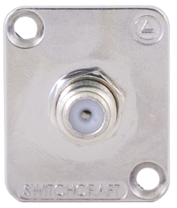 Switchcraft EH Series 1 Port F Connector/F Connector Unshielded Adapter