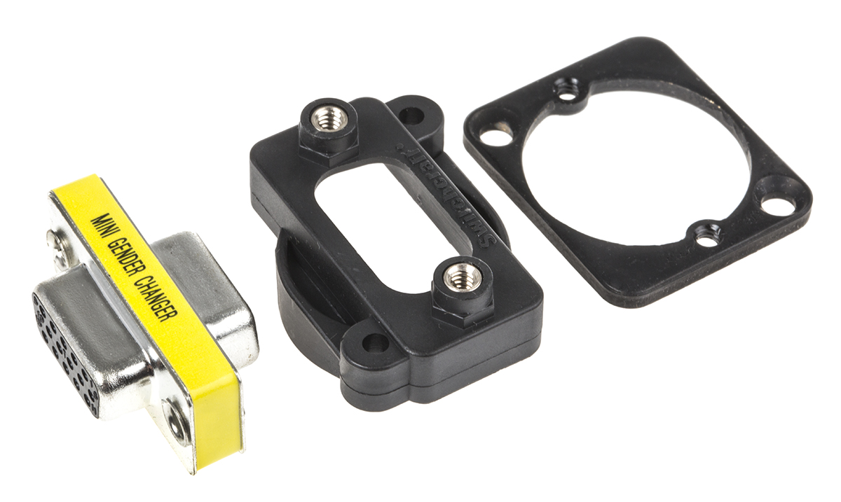 Switchcraft D-Sub Adapter 15-Way D-Sub to Female Female 15 Way D-Sub Female Female