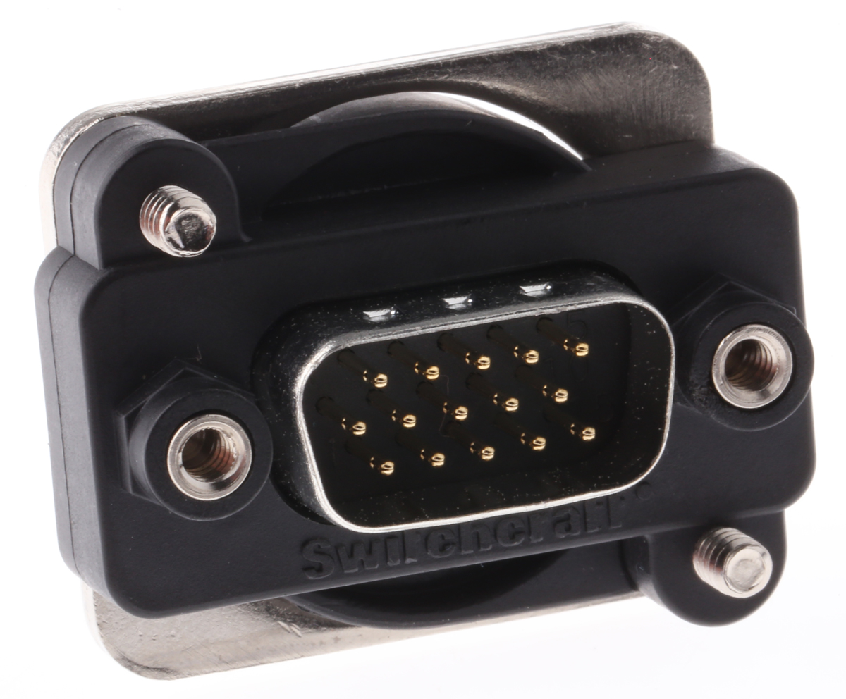 ehhd15mf Switchcraft D-Sub Adapter 15-Way D-Sub to Male Male 15 Way D-Sub Female Female