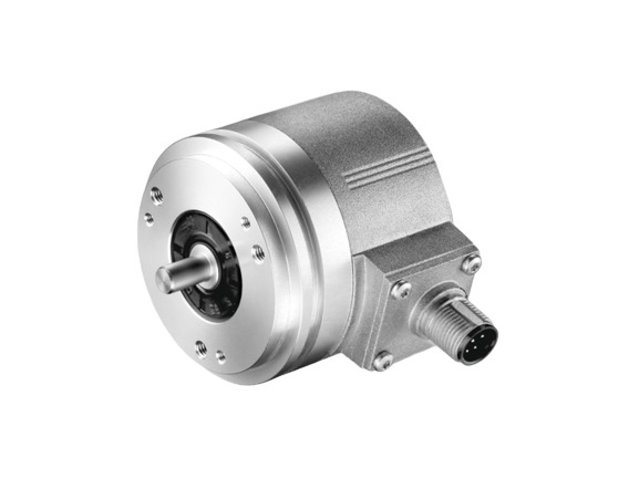 Baumer EIL580-SY Series Incremental Incremental Encoder 30V, 5000 ppr ppr, HTL/Push Pull Signal, Solid Shaft Type