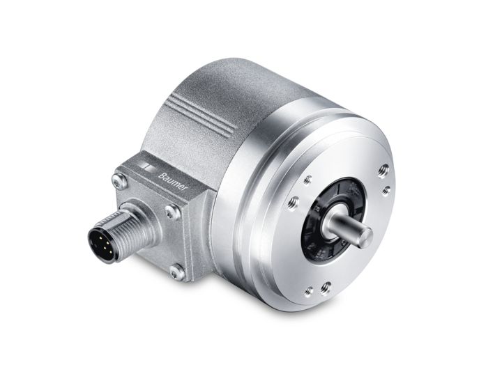 Baumer Micro Series Incremental Incremental Encoder 30V, 65536 ppr ppr, Incremental Signal, Solid Shaft Type, 58 mm