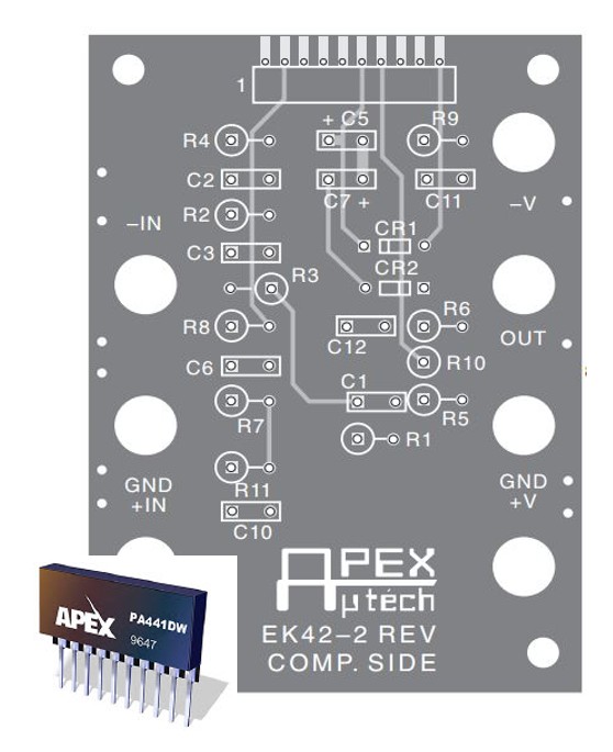 Apex EK-PA441DW Evaluation Kit Power Amplifier Evaluation Kit for PA441DW for PA441DW