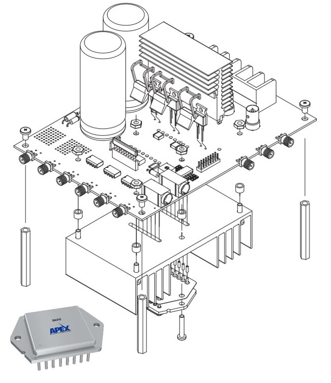 Apex EK-SA310KR Evaluation Kit Power Amplifier Evaluation Kit for SA310KR for SA310KR