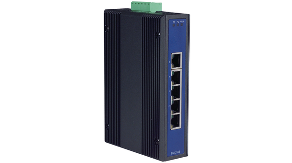 Advantech EKI Series DIN Rail, Wall Unmanaged Ethernet Switch, 5, 100Mbps Transmission, 12/48 V dc