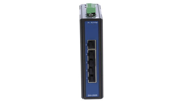 eki-2525-be Advantech EKI Series DIN Rail, Wall Unmanaged Ethernet Switch, 5, 100Mbps Transmission, 12/48 V dc