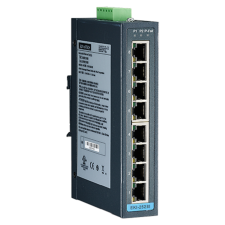 Advantech Unmanaged 8 Port Ethernet Switch