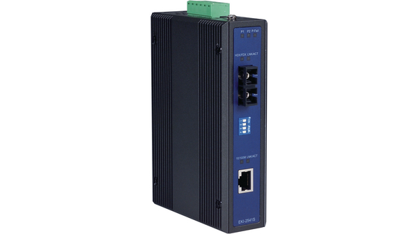 Advantech SC, RJ45 Media Converter, Multimode, 100Mbps, Half Duplex, Full Duplex 2 km