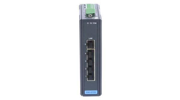 eki-2725 Advantech EKI Series DIN Rail, Wall Unmanaged Ethernet Switch, 5, 1000Mbps Transmission, 12/48 V dc