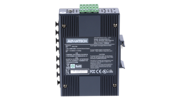 eki-2728-d Advantech EKI-2728 Unmanaged 8 Port Industrial Ethernet Switch