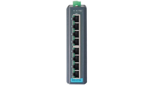 eki-2728-d Advantech EKI-2728 Unmanaged 8 Port Industrial Ethernet Switch