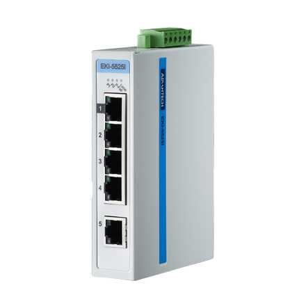 Advantech Unmanaged 5 Port Ethernet Switch